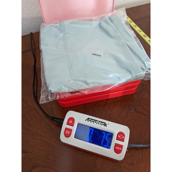 Reebok Capri Leggings M Blue Workout Activewear Wide Waistband Logo Slim Fit Gym - Picture 11 of 12